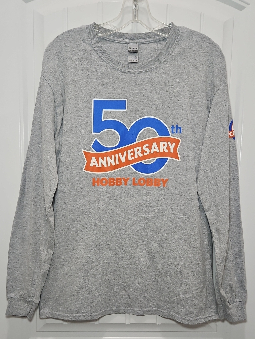 Hobby Lobby Long Sleeve T-shirt 50th Anniversary Logo Unisex Medium